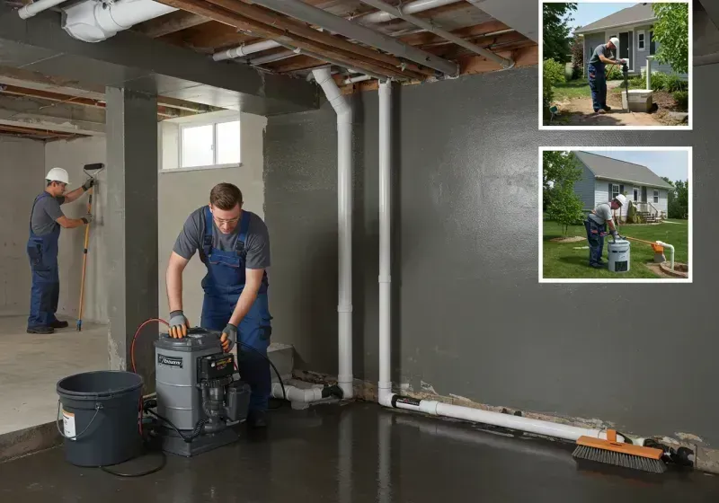 Basement Waterproofing and Flood Prevention process in Midland, MI